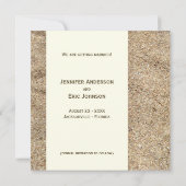 貝殻 - 結婚式の日程お知らせ セーブザデート (裏面)