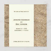 貝殻 - 結婚式の日程お知らせ セーブザデート (裏面)