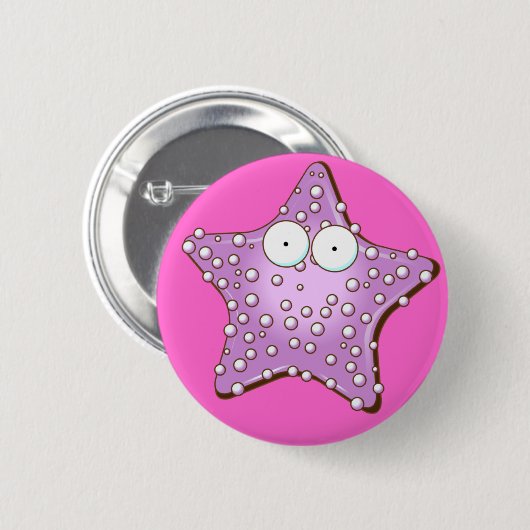 貝殻 缶バッジ (正面&裏面)