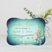 貝殻、花の日付を保存 セーブザデート (スタンド正面)