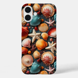 貝殻 iPhone 16 PLUSケース