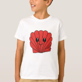 貝殻  Tシャツ (正面)