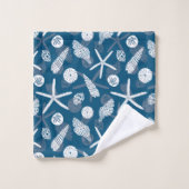 貝絵を描類 バスタオルセット (ウォッシュタオル)