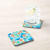 貝類とヒトデの海模様 コースター (右側)