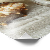 貝類とヒトデビーチ写真プリント フォトプリント            (角)