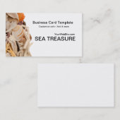 貝類とヒトデビーチ貝 名刺 (正面/裏面)