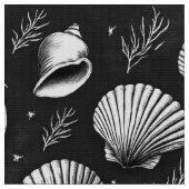 貝類と海苔 ファブリック (クローズアップ)