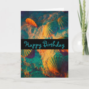 貝類と砂 カード