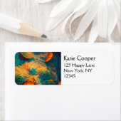 貝類と砂 ラベル (インサイチュ)