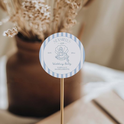 貝類と結婚の鈴沿岸バチェロレッテ ラウンドシール