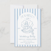 貝類と結婚の鈴沿岸バチェロレッテ 招待状 (正面)