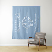 貝類と結婚鈴のバチェロレッテ タペストリー (インサイチュ)