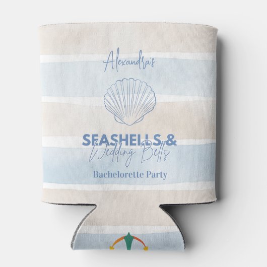 貝類と結婚鈴のバチェロレッテ 缶クーラー (裏面)