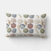 貝類の海岸沿いの装飾 ランバークッション (裏面)