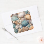 貝類コレクション スクエアシール (封筒)