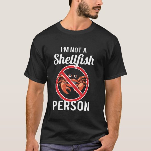 貝類患者ではないI貝類アレルギー医療 Tシャツ (正面)