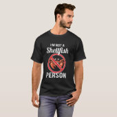 貝類患者ではないI貝類アレルギー医療 Tシャツ (正面フル)