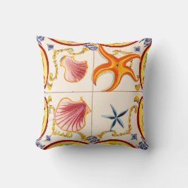貝魅力的とヒトデ クッション