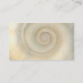 貝-貝類学-白い螺線形 名刺 (裏面)