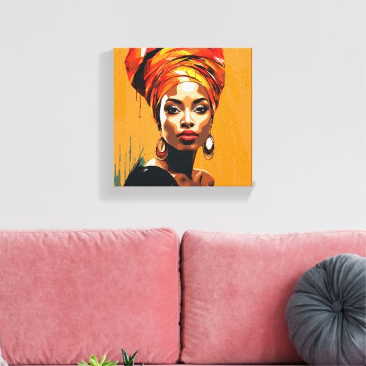 貞操のある女 キャンバスプリント (インサイチュ (リビング))