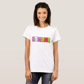 貞操定期表名のシャツ Tシャツ (正面フル)