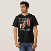 負けたら反逆罪 Funny Patriotic Tシャツ (正面フル)