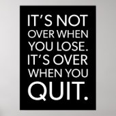 負けたら終やめわり – 成功 ポスター (正面)