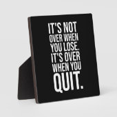 負けたら終わりじゃないやめ フォトプラーク (正面)