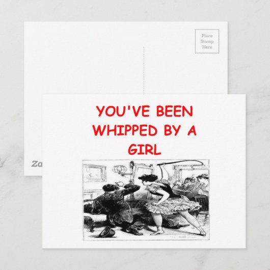 負けた ポストカード (正面/裏面)