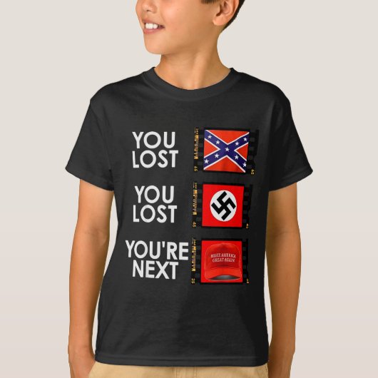負けました負けました次はあなたです Tシャツ (正面)