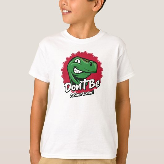 負けるなティロサウルス Tシャツ (正面)