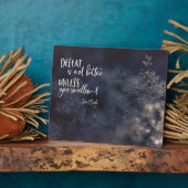 負けるのは苦くない フォトプラーク (側面)