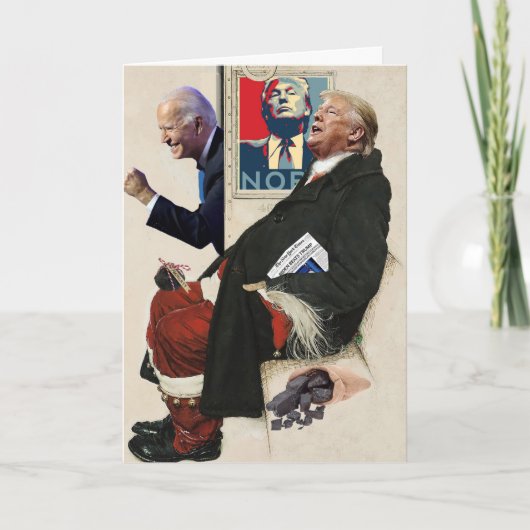 負け惜しみのクリスマスカード カード (正面)