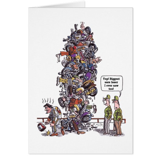 負け惜しみ最大のグリーティングカード (正面)