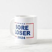 負け惜しみ野郎 2024 コーヒーマグカップ (正面左)