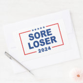 負け惜しみ 2024 長方形シール (封筒)