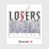 負け犬が寄り添う シール (シート)