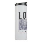 負け犬が寄り添う タンブラー (回転左)