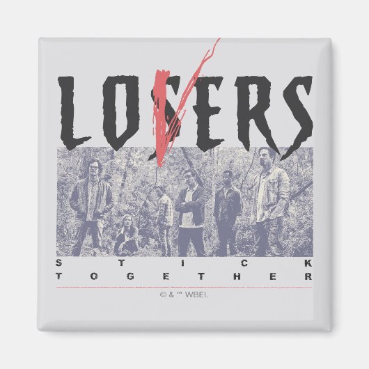 負け犬が寄り添う マグネット (正面)