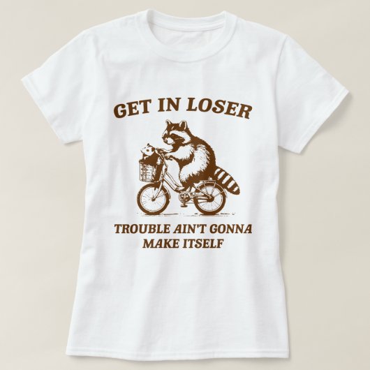 負け犬どもは出て行け Tシャツ (デザイン正面)