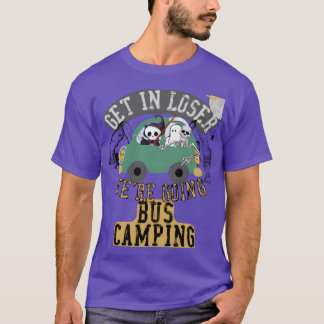 負け犬どもバスキャンピング行くわよ おもしろTシャツ Tシャツ