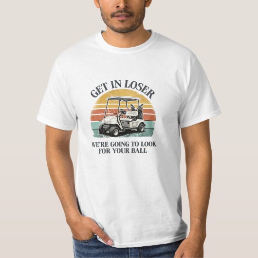 負け犬ども ボール探しに行くぞ Tシャツ (正面)