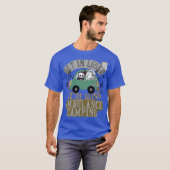 負け犬ども、救急車でキャンプに行くぞ ファミリー Tシャツ (正面フル)