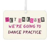 「負け犬に入れパーソナライズされた」 カーエアーフレッシュナー (裏面)