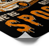 負け犬に入不気味るハロウィーン幽霊 ポスター (角)