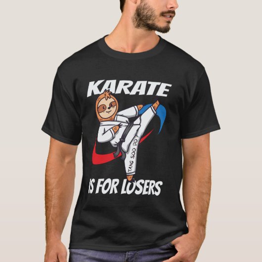 負け犬のためのクラシック空手 アメリカのテコンドー Tシャツ (正面)