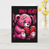 負け犬の恋人 ドリップ ハートブレイク ペイン ベア ヴァレン カード (黄色い花)