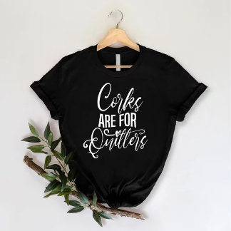 負け犬は栓を抜く | ワインバチェロレッテパーティー Tシャツ