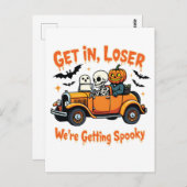 負け犬を取得するハロウィーンを取得不気味する ポストカード (正面/裏面)