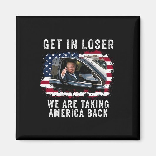 負け組に入るアメリカを取り戻す1 マグネット (正面)